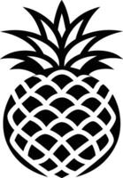 Pineapple icon geometric pattern minimalist design. vector