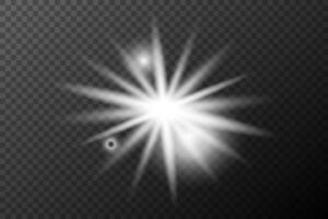 a white star burst on background vector