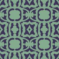 a green and purple pattern with a geometric design vector