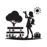 Customizable Photography Silhouette Vectors for Marketing