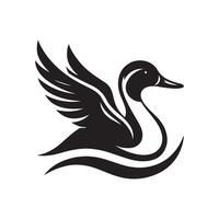 Northern Pintail Silhouette Vectors for Web Design and User Interface Elements