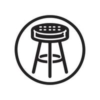 Stylish Bar Stool Silhouette Vectors Great for Home and Commercial Spaces