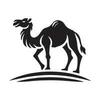 Camel Silhouette Illustrations for Safari Parks and Zoos Marketing vector