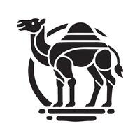 Camel Silhouette Illustrations for Branding and Adventure Themed Products vector