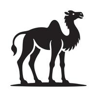 Camel Silhouette Illustrations for Custom T-shirt and Apparel Designs vector