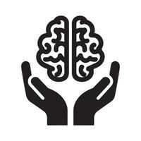 Creative Human Brain Silhouette Illustrations for Digital and Print Graphics vector