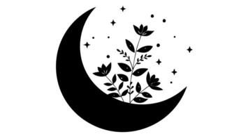 Free Silhouette Ornaments for Floral and Endings Design vector