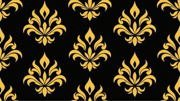 Beautiful Seamless Damask Design Free for Elegant vector