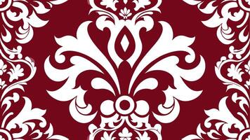 Elegant Damask Seamless Pattern Free for Fabric and Wallpaper Design vector