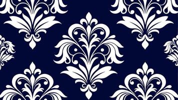 Elegant Classic Damask Pattern Free for Upscale Wallpaper Design vector
