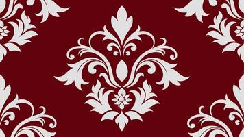 Timeless Classic Damask Pattern Free for Sophisticated Interiors vector
