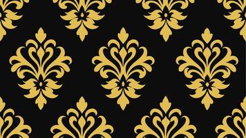 Classic Elegance Damask Pattern Seamless Background for Luxury Design vector