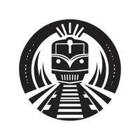 Train Silhouette Vectors Great for Railway Branding Materials