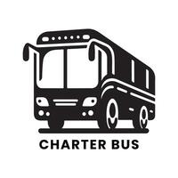 Customizable Vintage Bus Logo for Stock Graphics vector