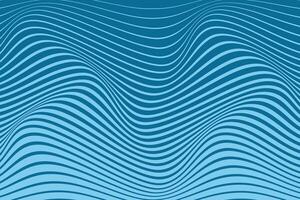 simple abstract dark sea green color halftone blend wavy distort line pattern vector
