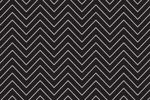 simple abstract white color thin creative zig zag line pattern on black color background vector