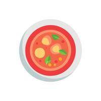 Savory Red Curry Icon Design vector