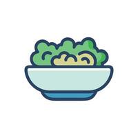 Fresh Salad Icon Design vector
