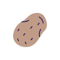 Tasty Potato Icon Design vector