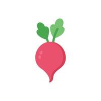 Fresh Radish Icon Design vector