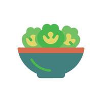 Nutritious Salad Icon Design vector