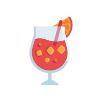 Refreshing Sangria Icon Design vector
