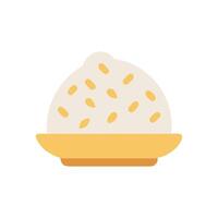 Nutritious Rice Icon Design vector