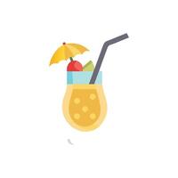 Delightful Pina Colada Icon Design vector