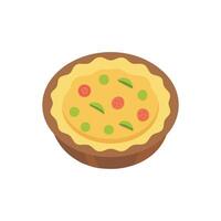 Elegant Quiche Icon Design vector