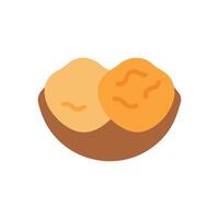 Nutritious Yorkshire Pudding Icon vector