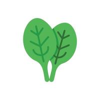 Savory Spinach Icon Design vector