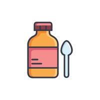 Rich Syrup Icon Design vector