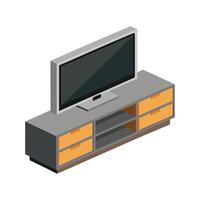 Chic TV stand featuring a floating design vector