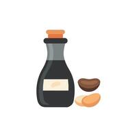 Flavorful Soy Sauce Icon Design vector