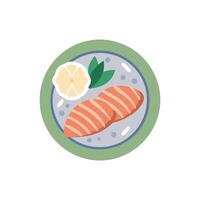 Elegant Sashimi Icon Design vector