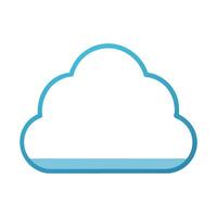 Cloud shaped wall shelf design inspiration vector