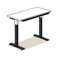 Creative adjustable standing desk with smooth design vector