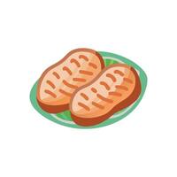 Tasty Teriyaki Icon Design vector