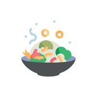 Healthy Veggie StirFry Icon vector