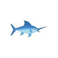 Fresh Swordfish Icon Design vector