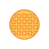 Savory Waffle Icon Design vector