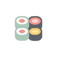 Classic Sushi Icon Design vector