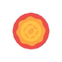 Savory Tortilla Icon Design vector