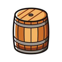 Unique barrel shaped side table design vector