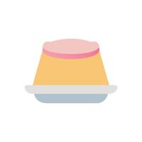 Fluffy Souffle Icon Design vector