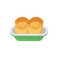 Rich Yorkshire Pudding Icon vector