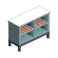 Chic compact shoe bench with cubby shelf vector
