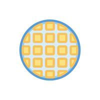 Nutritious Waffle Icon Design vector