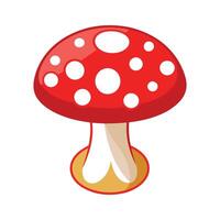 Creative side table with mushroom design vector