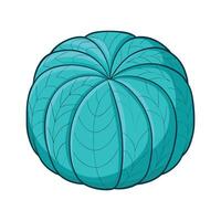 Creative pouf design with vibrant knitted texture vector